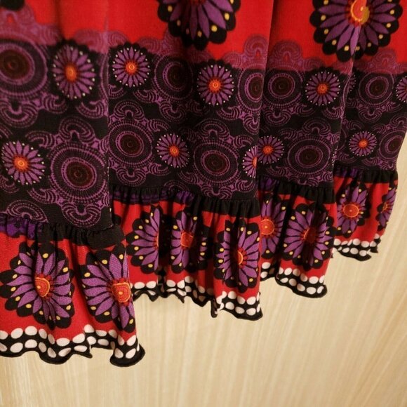 Tiana B. Womens Off The Shoulder Stretchy 3/4 Sleeve Jewel Tone Dress Small - Picture 5 of 7